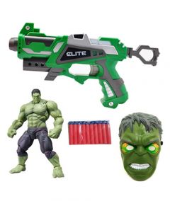 Planet X Hulk Mask, Action Figure & Nerf Gun Set (PX-10323) - On Installments - IS-0134
