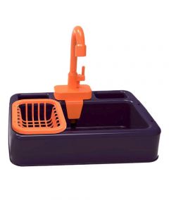 Planet X Electric Kitchen Sink With Running Water Toy For Kids (PX-10835) - On Installments - IS-0134