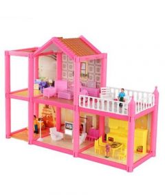 Planet X Lovely Doll House Pink 113 Pcs (PX-10367) - On Installments - IS-0134