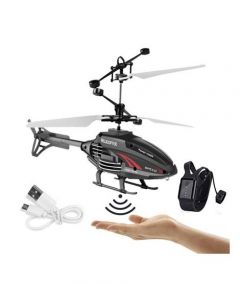 Planet X Rechargeable RC Flying Helicopter With Watch Style Remote (PX-11077) - On Installments - IS-0134