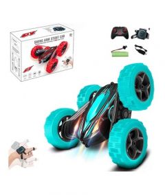 Planet X Remote Control Flip Car Green (PX-11482) - On Installments - IS-0134