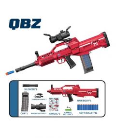 Planet X QBZ Electric Automatic Riffle Shooting Toy Gun (PX-11499) - On Installments - IS-0134