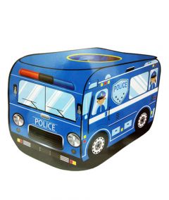 Planet X Pop Up Play Blue Police Bus Tent Foldable For Kids (PX-10050) - On Installments - IS-0134