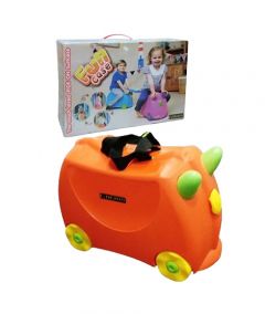 Planet X Funcase Hard Plastic Briefcase Toy Orange (PX-11747) - On Installments - IS-0134