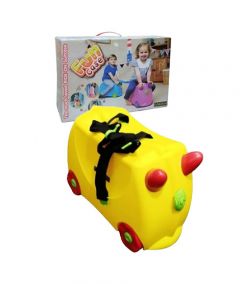 Planet X Funcase Hard Plastic Briefcase Toy Yellow (PX-11749) - On Installments - IS-0134