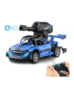 Planet X RC Rechargeable Ball Shooter Car Toy - Blue (PX-11955) - On Installments - IS-0134