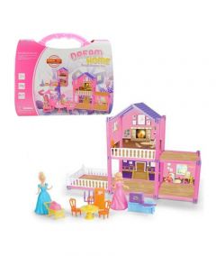 Planet X Dream House Doll House Briefcase for Kids Girls (PX-11897) - On Installments - IS-0134
