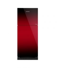 Kenwood Invertech Inverter Glass Door Freezer-on-top Refrigerator 10 Cu Ft Maroon (KRF-23357) - On Installments - IS-0158