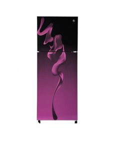 PEL Glass Door Freezer-on-Top Refrigerator 11 cu ft (PRGD-6460)-Purple Blaze - On Installments - IS-0160