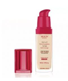 Muicin Nude Velvet Full Coverage Foundation Sand - 30ml  - ISPK-0157
