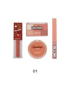 Muicin 4 In 1 Wicked Dark Chocolate Makeup Kit (01)  - ISPK-0157