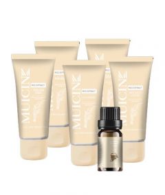 Muicin Rice Extract Bright and Light Facial Kit - 6 Steps  - ISPK-0157