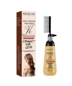 Muicin 24k Gold Comb Hair Straightening Cream - 150g  - ISPK-0157