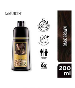 Muicin 5 In 1 Hair Color Shampoo With Ginger & Argan Oil - 200ml  - ISPK-0157