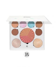 Muicin White Blusher and Eyeshadow Plate - Neutral Elegance (02)  - ISPK-0157