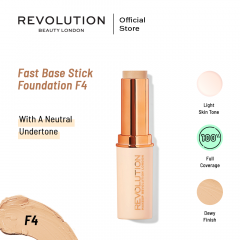 Makeup Revolution Fast Base Stick Foundation - F4 - On Installments - IS-0155