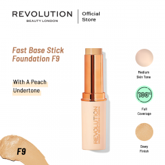 Makeup Revolution Fast Base Stick Foundation - F9 - On Installments - IS-0155