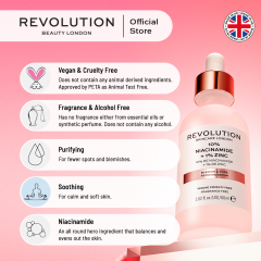 Revolution Skincare 10% Niacinamide And 1% Zinc Blemish & Pore Serum 30ml - On Installments - IS-0155