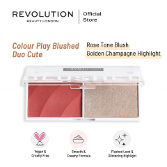 Relove By Revolution Colour Play Blushed Duo Cute - On Installments - IS-0155