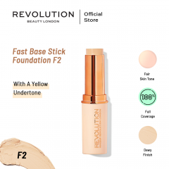 Makeup Revolution Fast Base Stick Foundation - F2 - On Installments - IS-0155