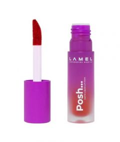 Lamel Posh Matte Liquid Lip Stain 406 Ruby Red - On Installments - IS-0155
