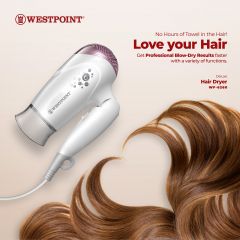 Westpoint Hair Dryer WF-6260  2 Years Brand Warranty  M.E