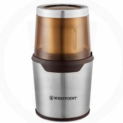 Westpoint Professional Coffee Grinder WF-9225 wet & Dry  Silver.  - 2 Years Brand Warranty M.E