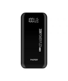 Faster PF30K 30000mAh Power Bank - Black - On Installments - IS-0087 (3 Months - 0% Per Month)