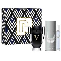 PACO INVICTUS VICTORY EXTREME 3s SET (EDP 100ML+ 150ML DEO + EDT 10ML TRAVEL SPRAY)