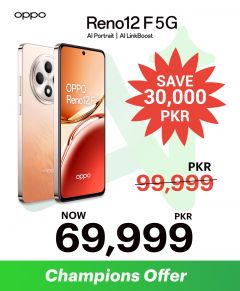 Hurry Up Limited Stock : OPPO Reno12 F 5G | 12GB RAM + 256GB ROM