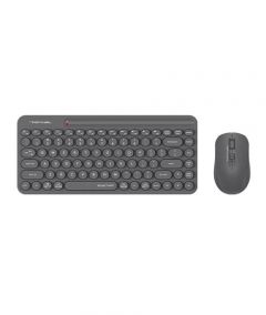 A4tech Fstyler Quiet Key Compact Combo Desktop (FG3200 Air)-Grey - On Installments - IS-0172