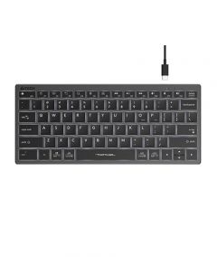 A4Tech Bloody Ultra Slim Scissor Switch Keyboard (FX61)-Grey - On Installments - IS-0172
