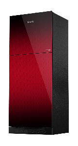 Kenwood Maroon Refrigeratror Invertech Series 11 Cubic KRF-23357I-GD 60% energy efficiency Low Voltage Startup Maroon & Mirror Color Free Shipping By Kenwood Official Store