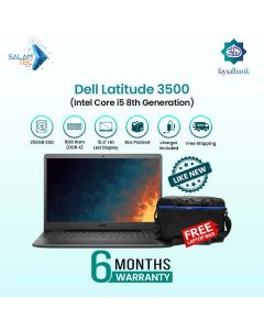 Dell Latitude 3500 Core i5 8th generation, 8GB Ram & 256GB SSD | 6 Months Warranty With Easy Monthly Installments | Used Laptops with Power Adapter?by?SalamTec