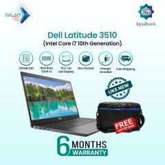 Dell Latitude 3510 Core i7 10th generation, 8GB Ram & 256GB SSD | 6 Months Warranty With Easy Monthly Installments | Used Laptops with Power Adapter?by?SalamTec