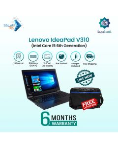 Lenovo IdeaPad V310 Core i5 6th generation, 8GB Ram & 256GB SSD | 6 Months Warranty With Easy Monthly Installments | Used Laptops with Power Adapter?by?SalamTec