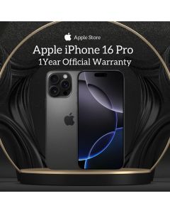 Iphone 16 Pro 128Gb Official Pta 1Year Mercantile Warranty_On Black Installment By Official Apple Store