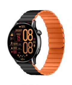 Glorimi M2 Max Bluetooth Smart Calling Watch-Black & Orange - On Installments - IS-0194