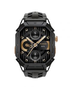 Haylou Iron N1 Smartwatch with Amoled Display-Black - On Installments - IS-0194