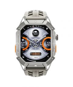 Haylou Iron N1 Smartwatch with Amoled Display-Grey - On Installments - IS-0194