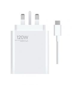 Xiaomi 120W 3 Pin Charging Adapter With Cable (Type-A) - On Installments - IS-0194