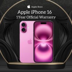 Iphone 16 128Gb Official Pta 1Year Mercantile Warranty_On Pink Installment By Official Apple Store