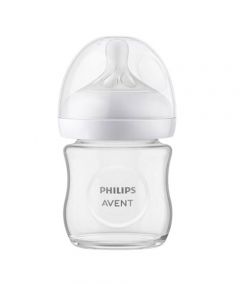 Philips Avent Natural Response Glass Baby Bottle 120ml (SCY930/01) - On Installments - IS-0201