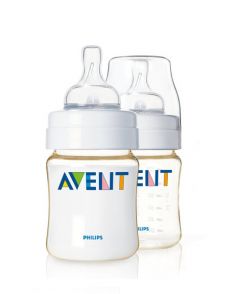 Philips Avent Classic PES Baby Bottle 260ML 2 Pcs - 1m+ (SCF663/27) - On Installments - IS-0201
