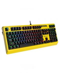 A4Tech Bloody RGB Mechanical Gaming Keyboard Punk Yellow (B810RC) - On Installments - IS-0043