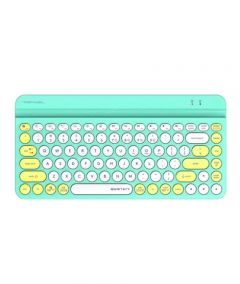 A4tech FBK30 Mini Wireless Keyboard-Avocado - On Installments - IS-0095