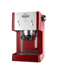 Gaggia Gran Deluxe Manual Espresso Coffee Machine - Red (RI8425/22) - On Installments - IS-0054