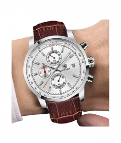 Benyar Chronograph Edition Men's Watch Brown (BY-1036) - On Installments - IS-0141