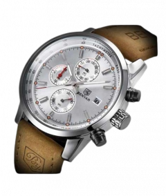 Benyar Chronograph Edition Men's Watch Brown (BY-1068) - On Installments - IS-0141