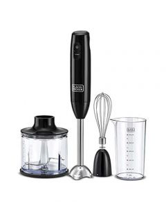 Black & Decker 3-in-1 Hand Blender with Chopper (HB600-B5) - On Installments - IS
